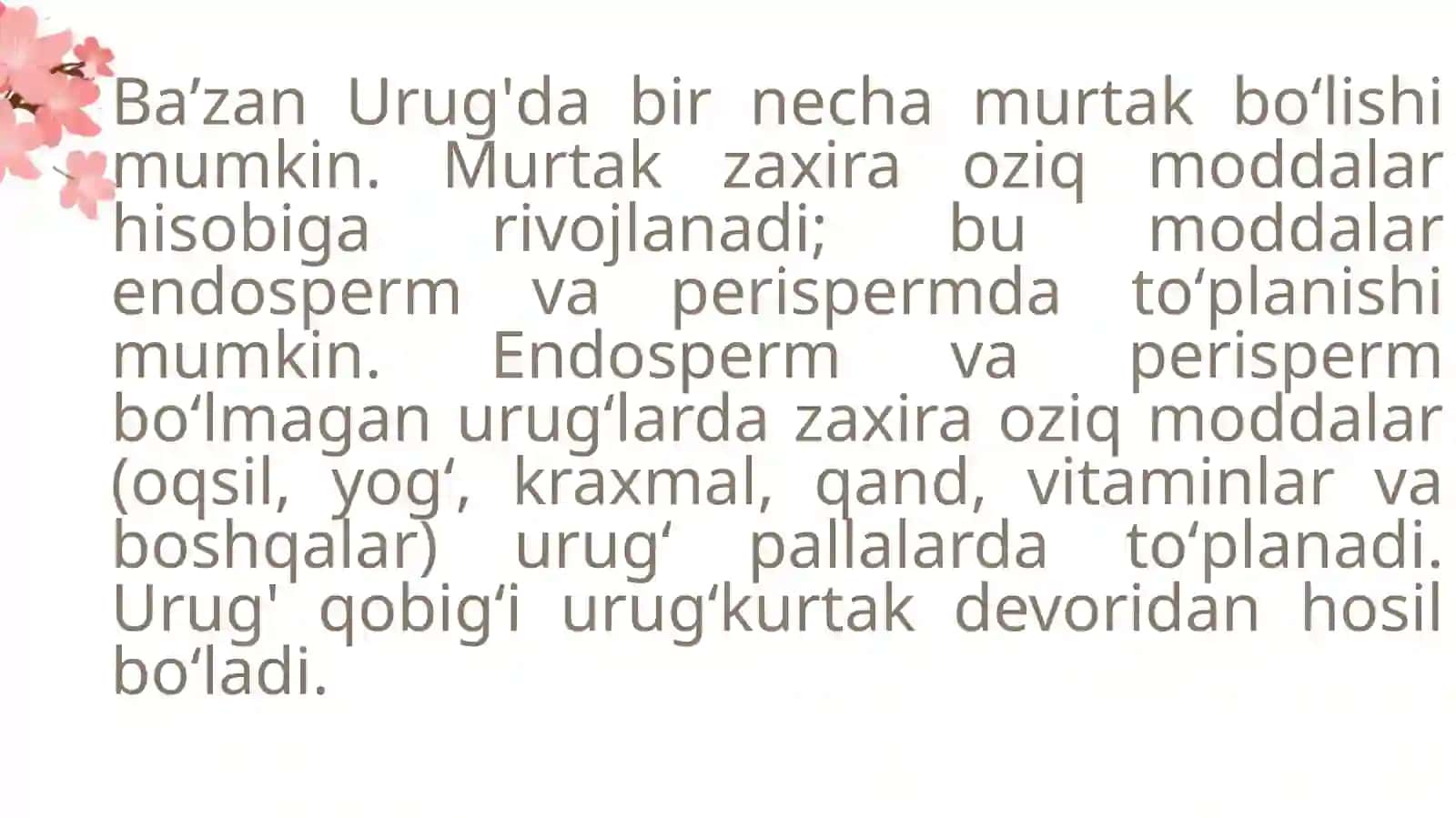 Urug'larni bir tekis undirib olish tadbirlari 3