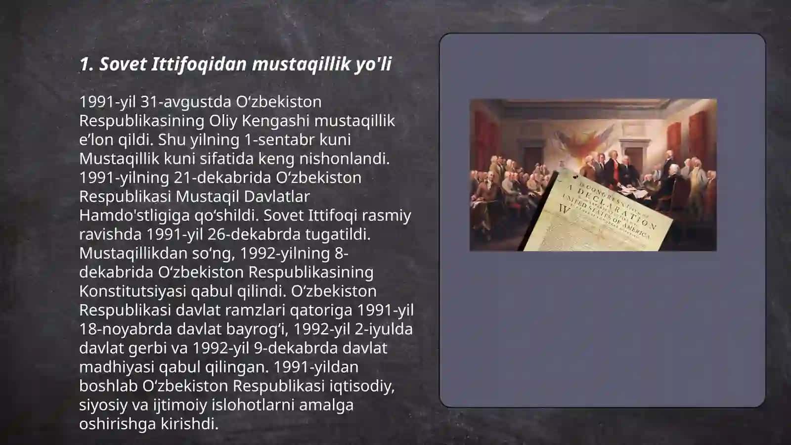 Mustaqillikka erishish arafasida Oʻzbekistonda ijtimoiy- siyosiy vaziyatlar 3