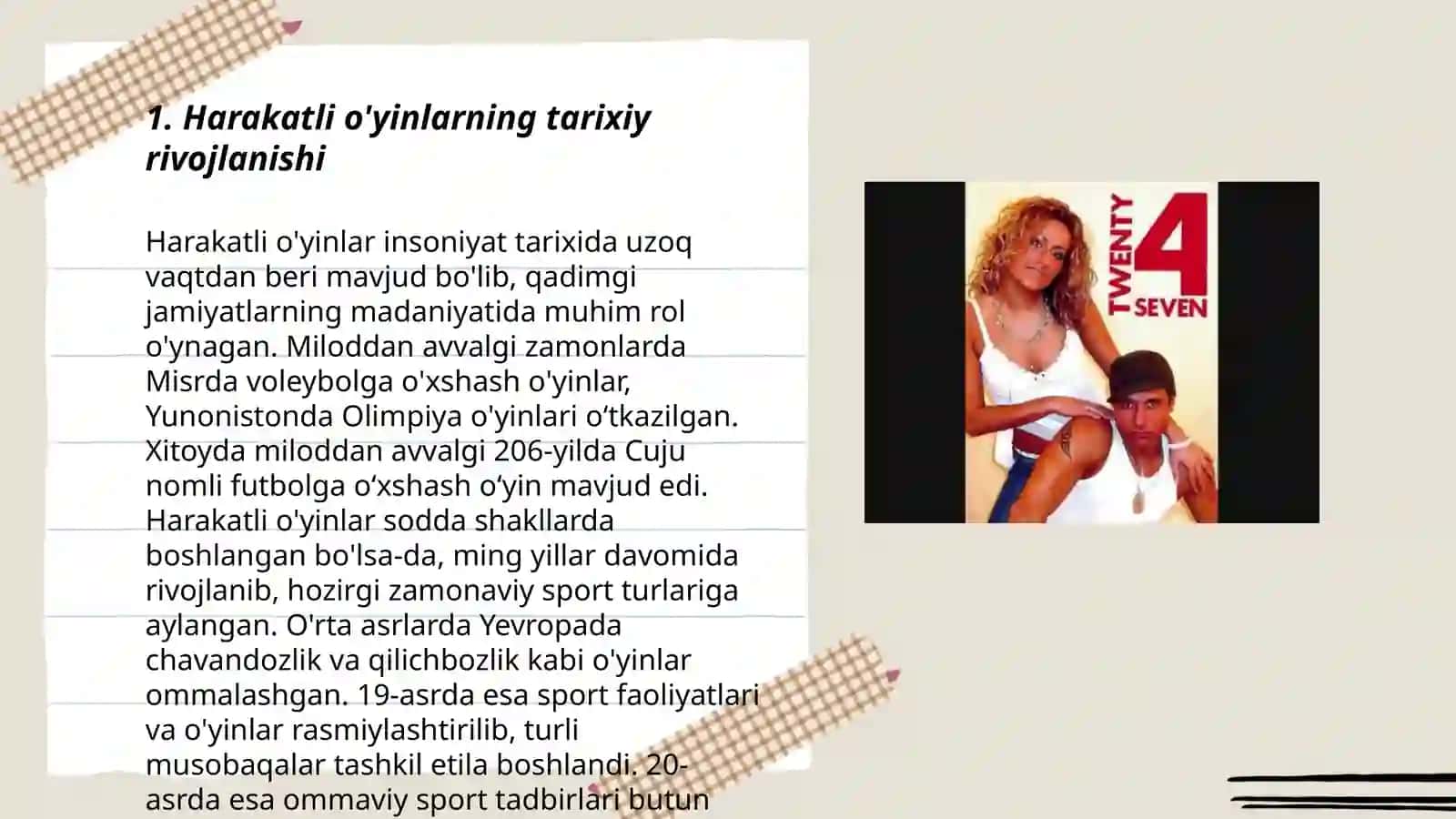 Harakatli Òyinlar va uning Mazmuni 3