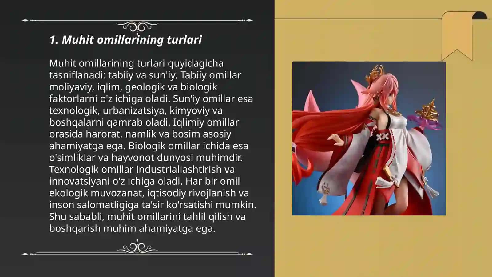 Muhit omillari va ularning tirik organizmlarga ta’siri 3