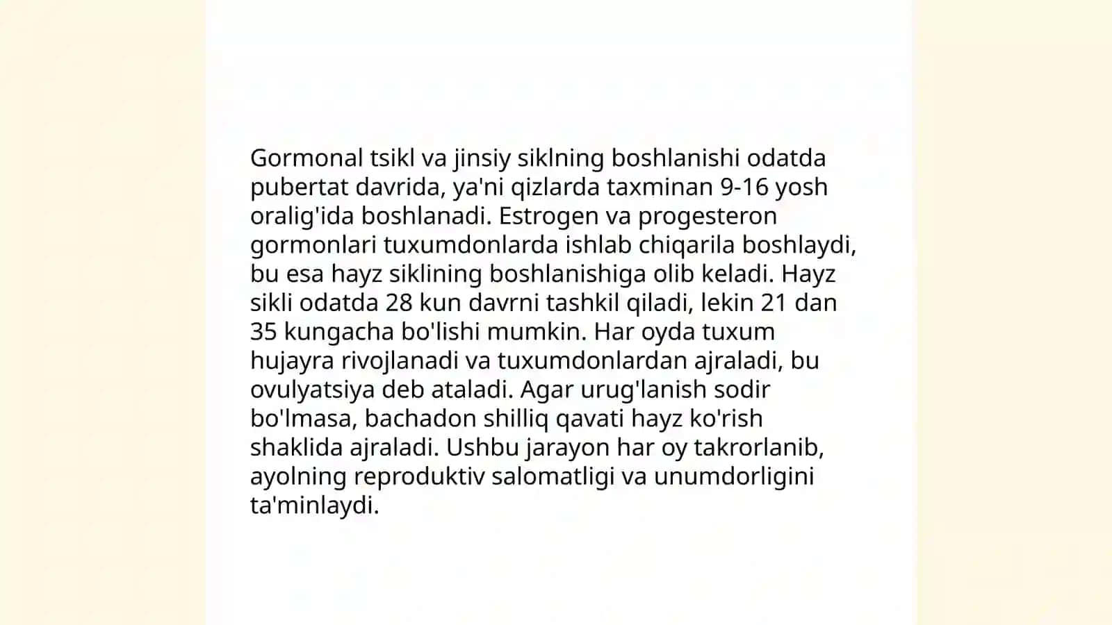 Jinsiy siklning gormonlar boshqariluvi 3
