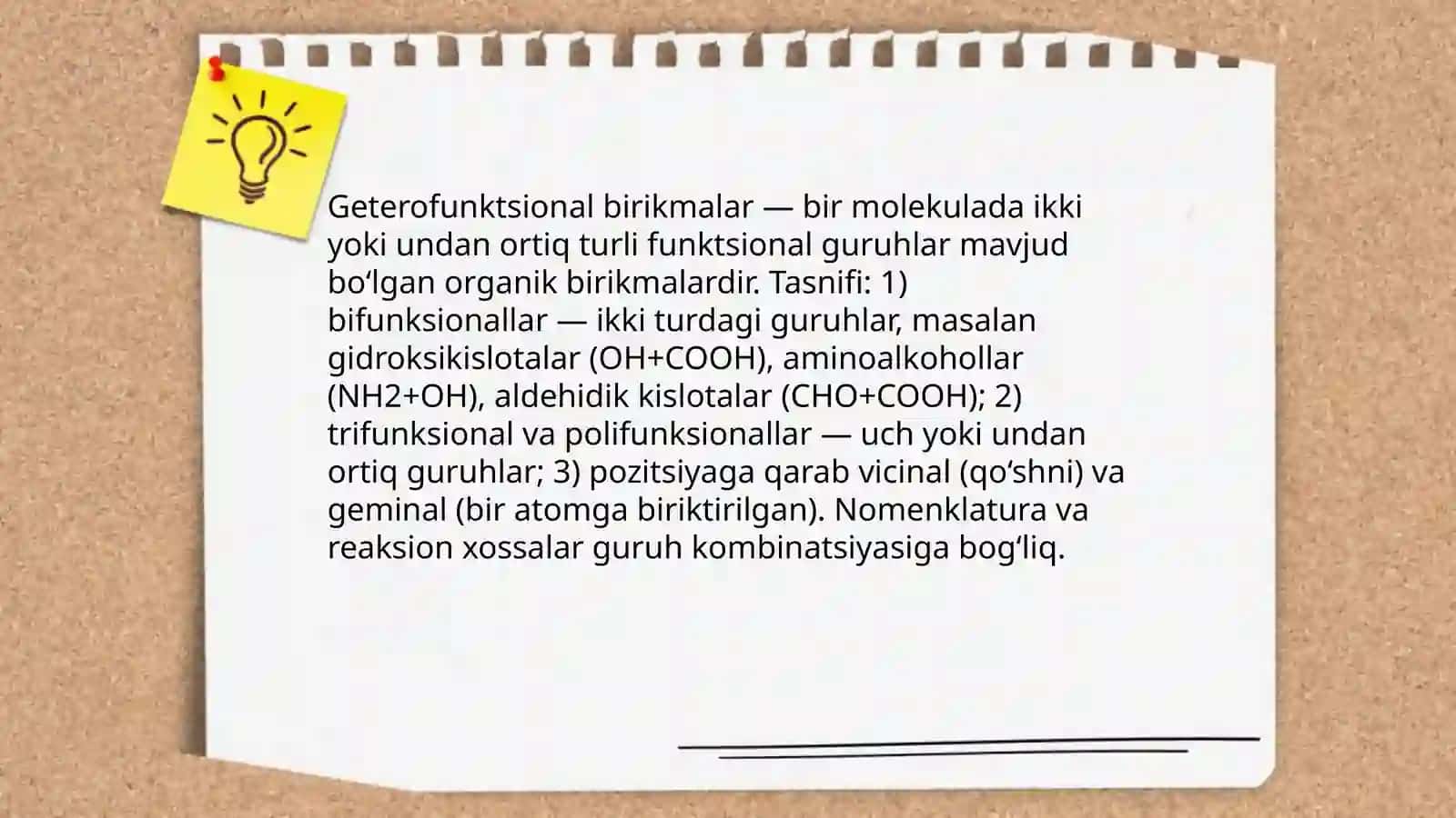 Geterofunktsional birikmalar, Gidroksikislotalar, Aldegido va ketokislotalar 3
