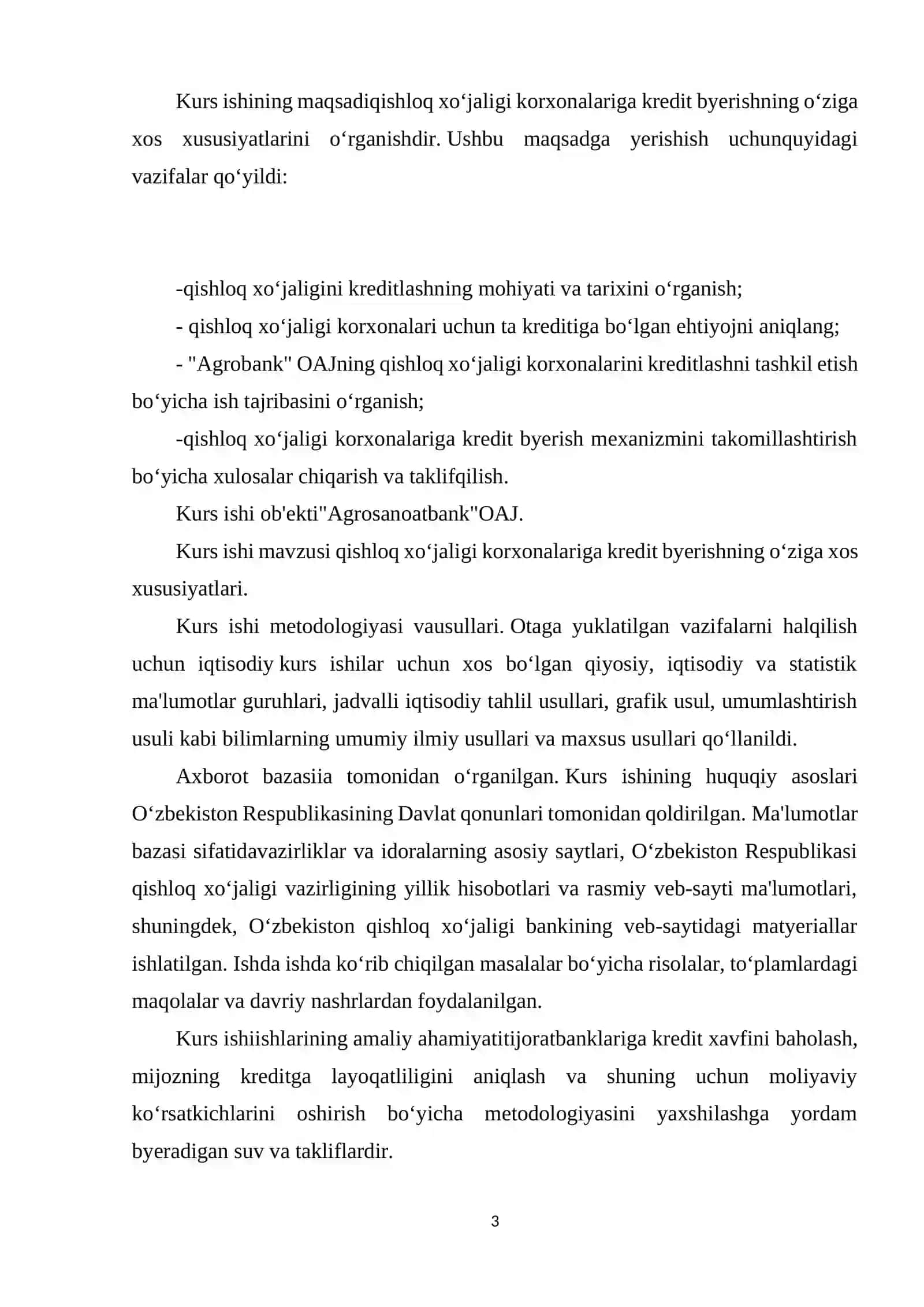 Qishloq xo‘jaligi korxonalariga kredit byerish mexanizmini tenglashtirish funksiyasining nazariy asoslari.docx 3