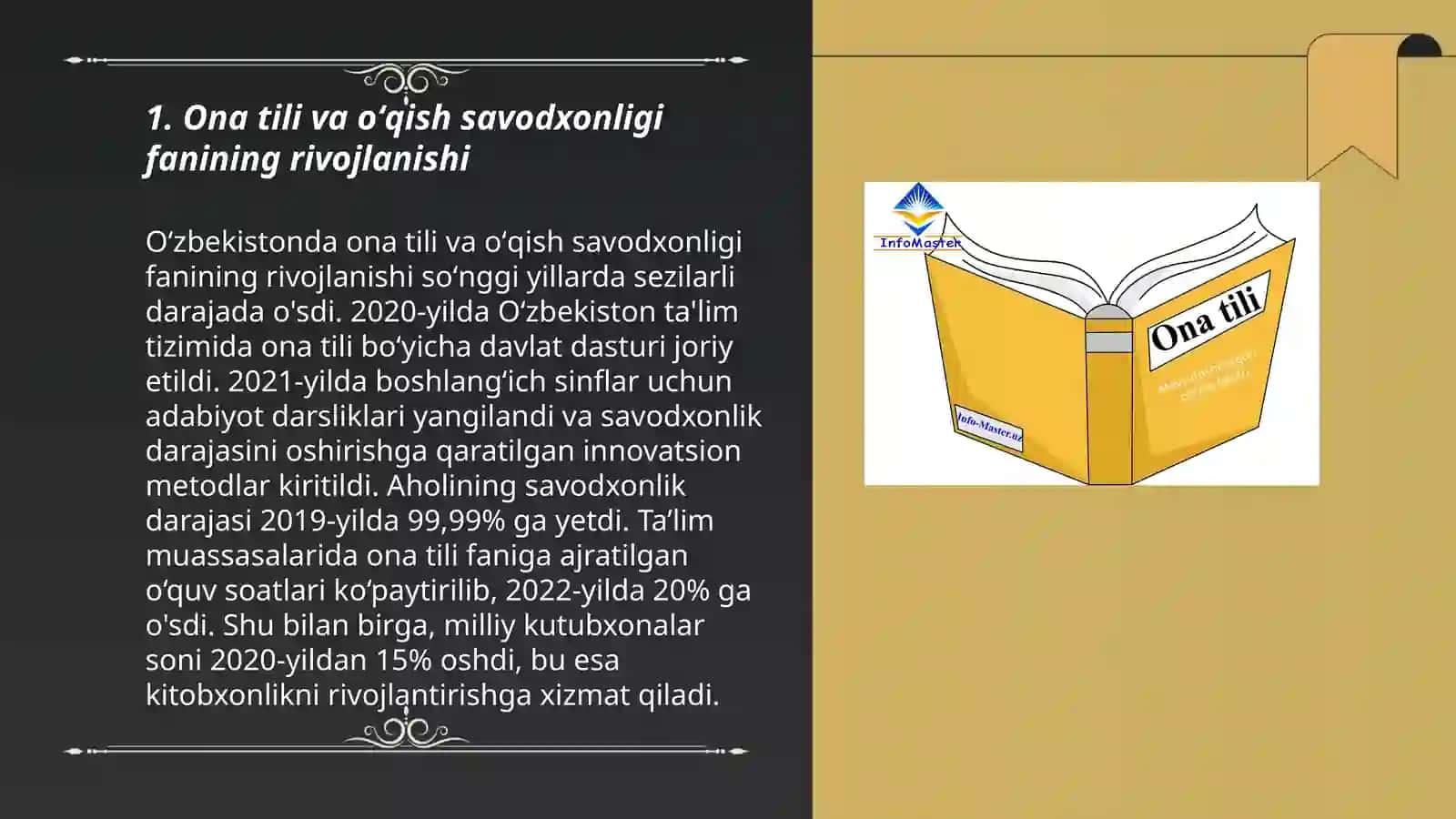 Ona tili va oʻqish savodxonligi fanidan olimpiadani tashkil etish 3