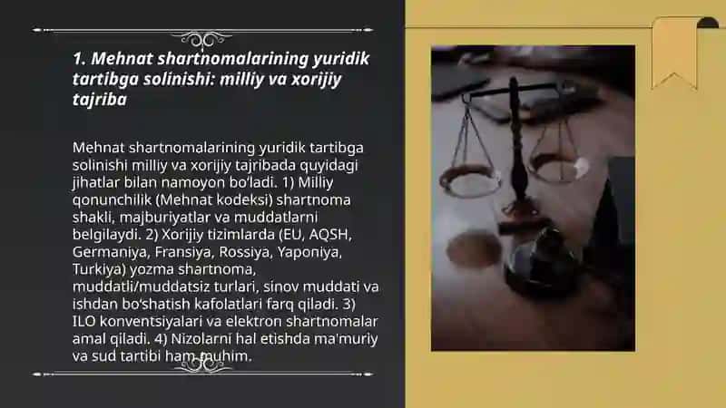 Mehmat huquqida milliy va xorijiy tajriba 3