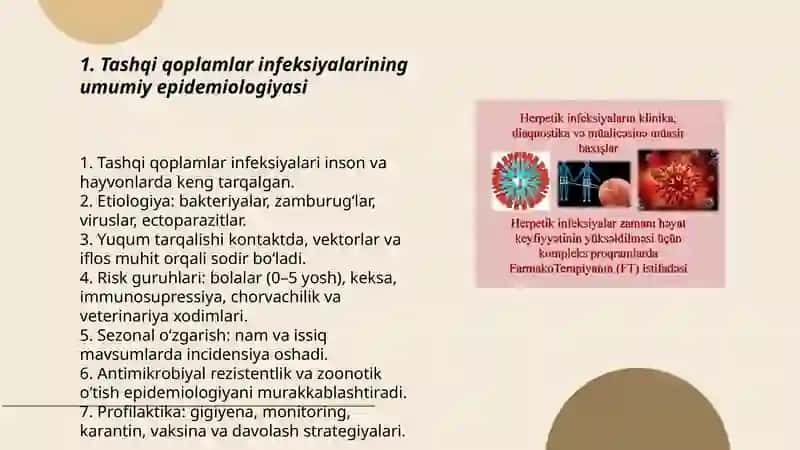 Tashqi qoplamlar infeksiyalari. Quturish va qoqshol 3