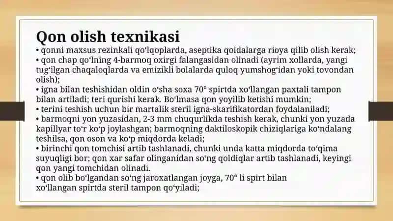 Qonning klinik tahlili 3
