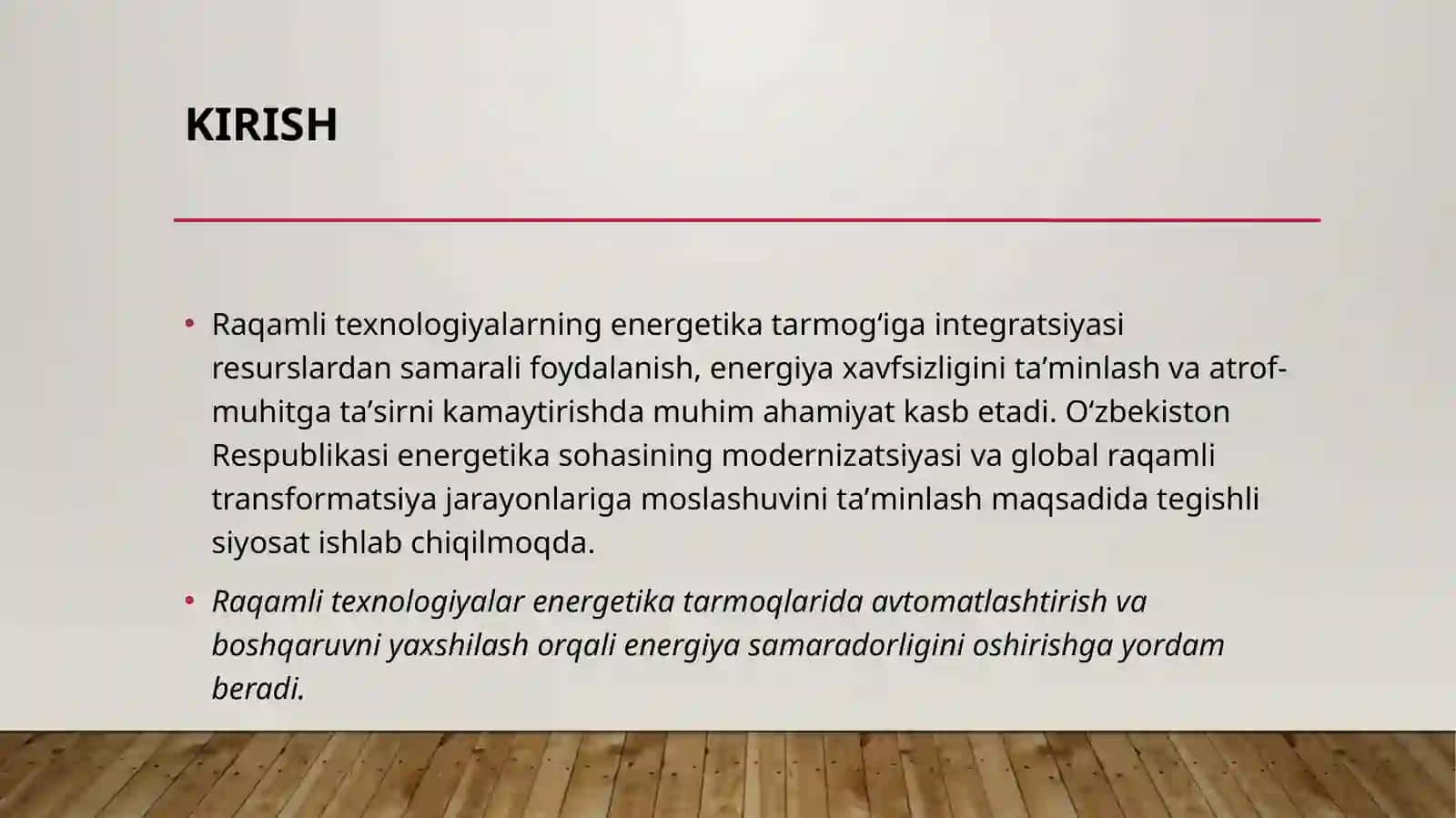 Oʻzbekistondaraqamli energetika siyosati 3