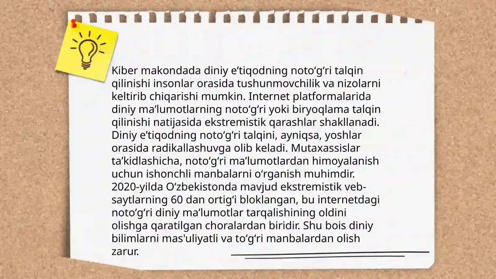 Kiber makonda diniy eʼtiqod targʻibotining ijtimoiy xavfi 3
