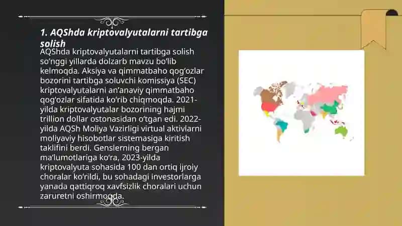 AQShda kriptovalyutalarni tartibga solish 3