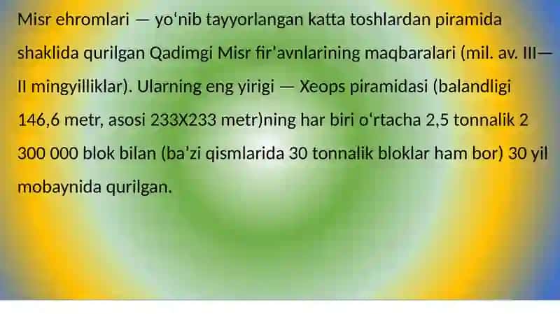 Dunyoning yetti mujizasi 3