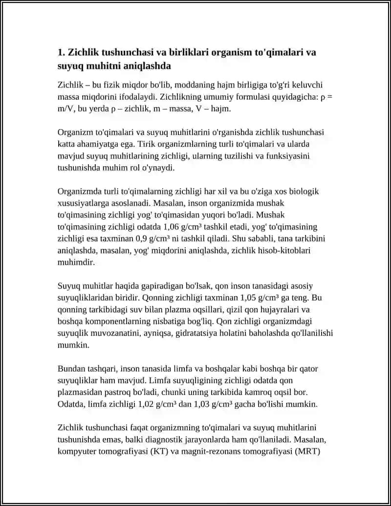 ORGANIZM TO'QIMALARINI VA SUYUQ MUHIT ZICHLIGINI ANIQLASH 3