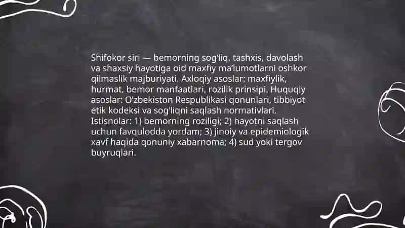 Shifokor siri 3