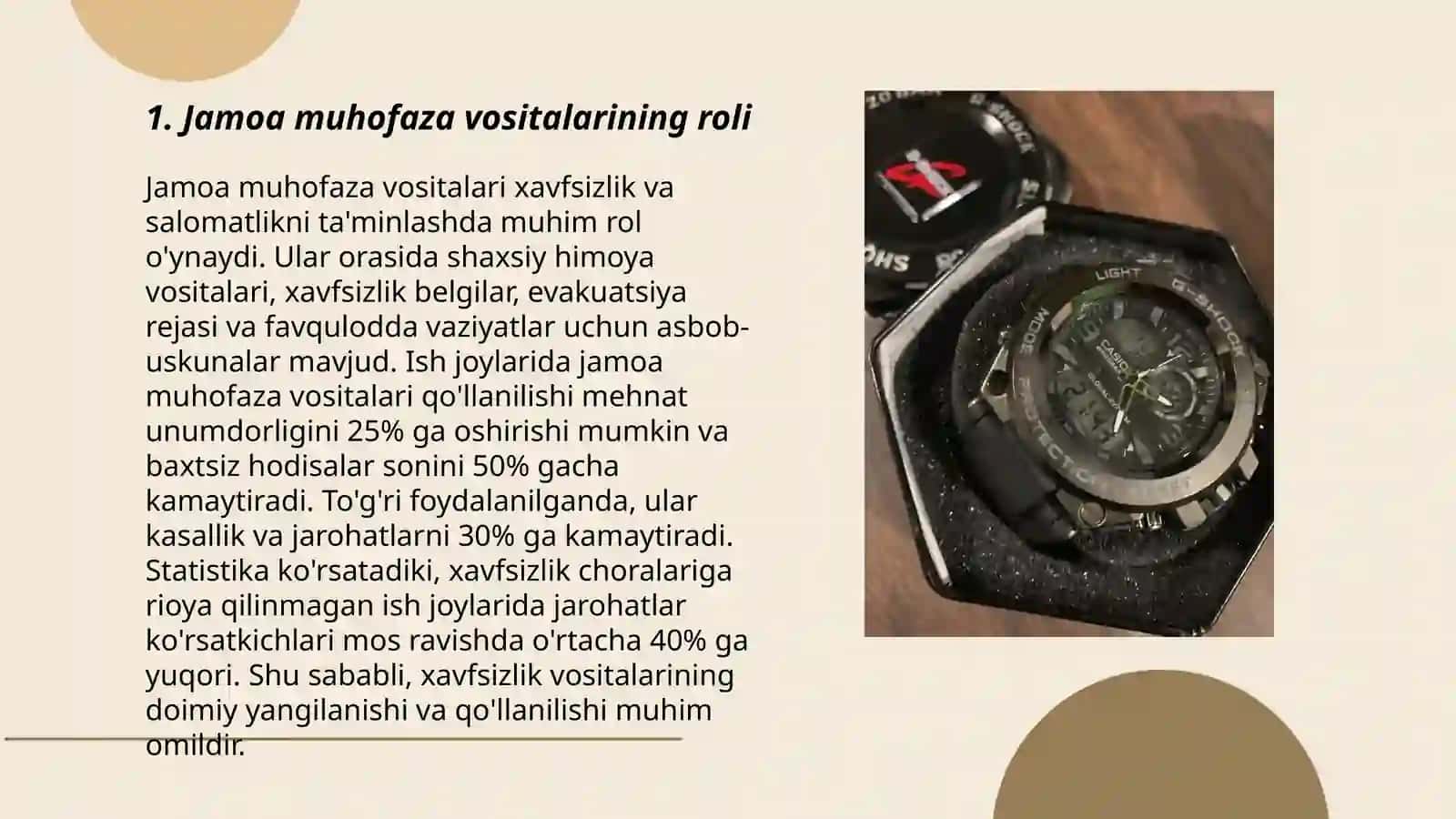 Jamoa muhofaza vositalaridan foydalanish 3