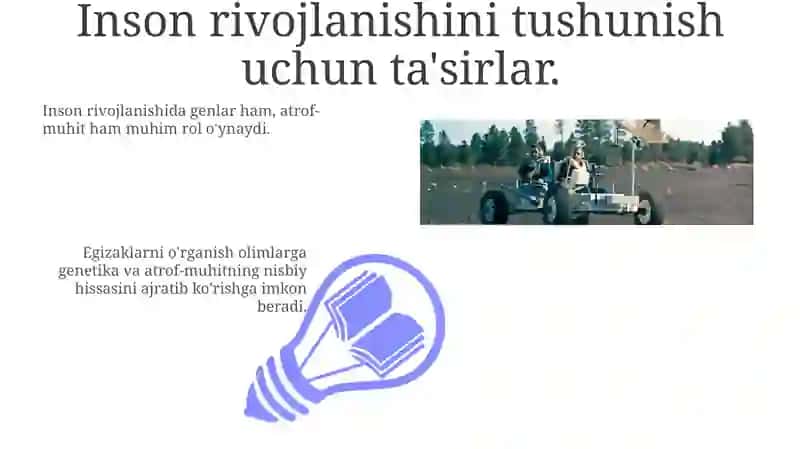 Egizaklar usuli gen va atrof-muhid bir-birga tasiri 3
