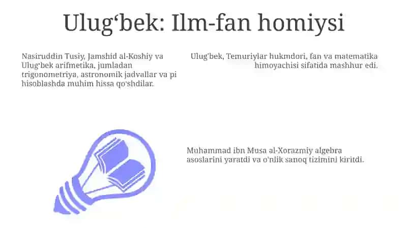 Ulugʻbek: Ilm-fan homiysi 3