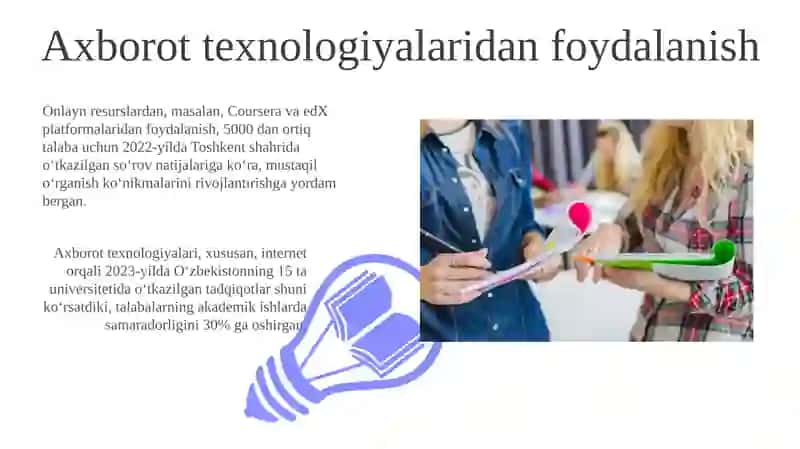 Axborot texnologiyalaridan foydalanish 3