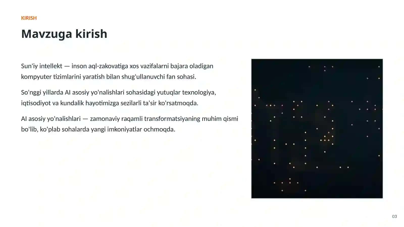 SUN'IY INTELLEKT ASOSLARI 3