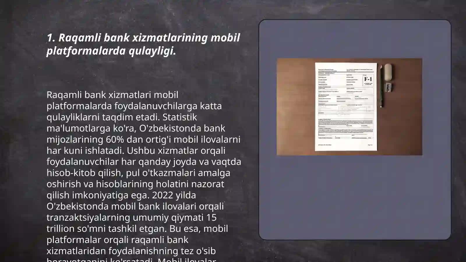 Raqamli bankda foydalanuvchi tajribasini o'rganish 3
