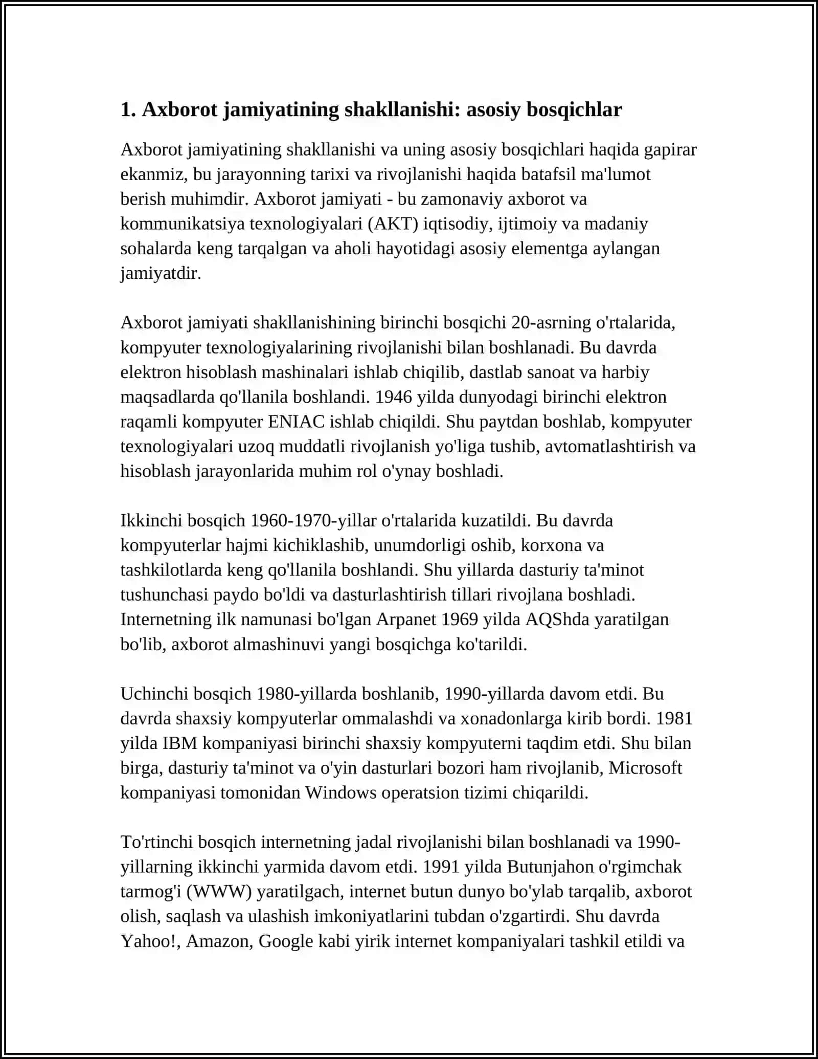 MEDIASAVODHONLIK VA AXBOROT MADANIYATI 3