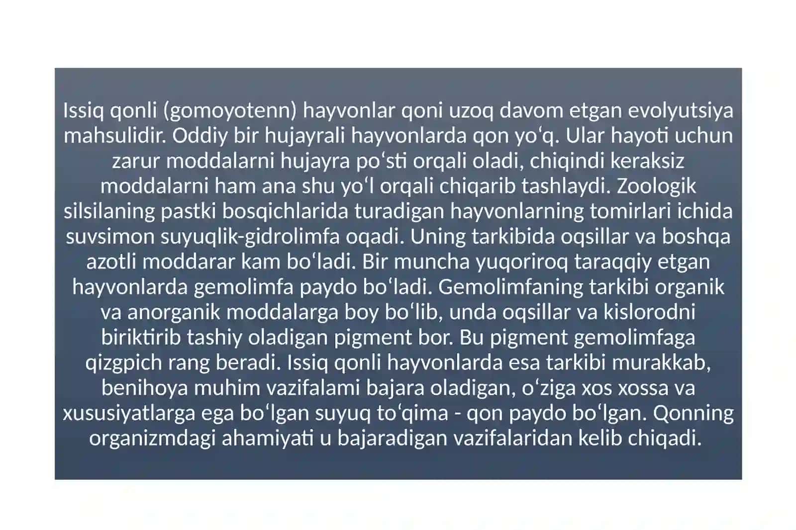 Qon Sistemasi Fiziologiyasi 3
