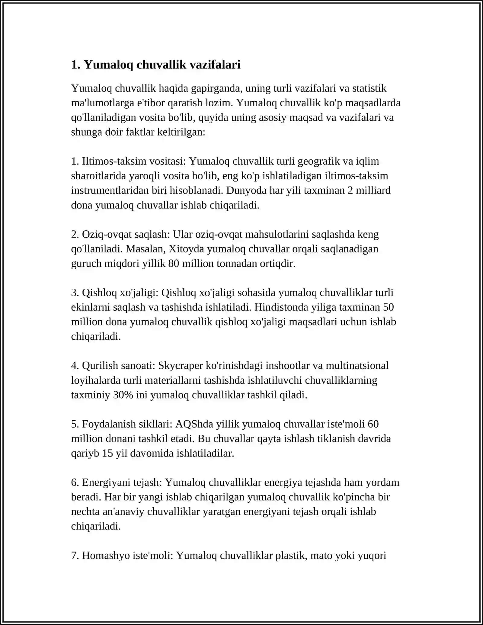 YUMALOQ CHUVALCHANGLAR 3