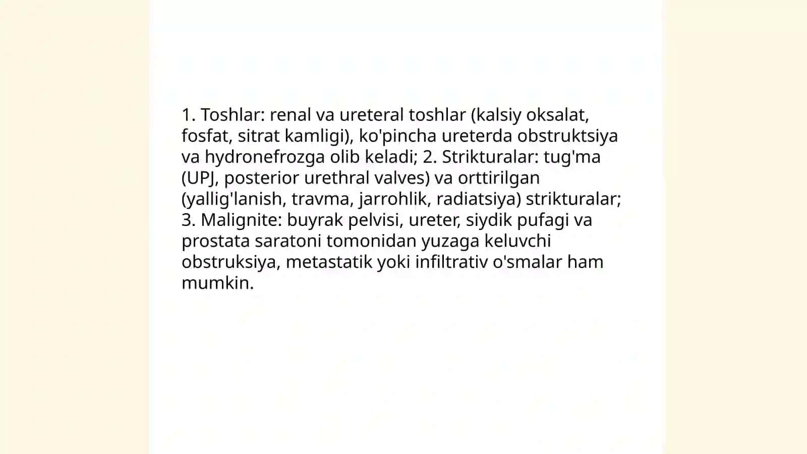 Obstruktiv uropatiya.Yiringli piyelonefrit 3