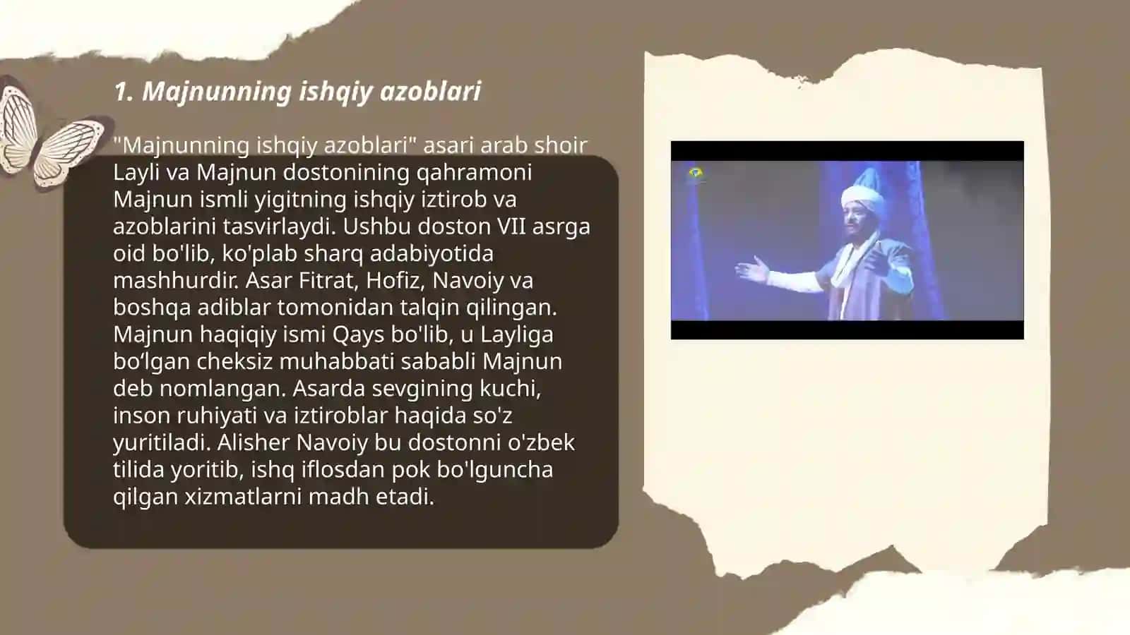 "Layli va Majnun" dostonida Majnunning munojotnomasi 3