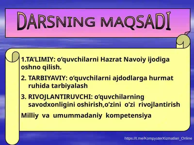 Alisher Navoiy hayoti va ijodi 3
