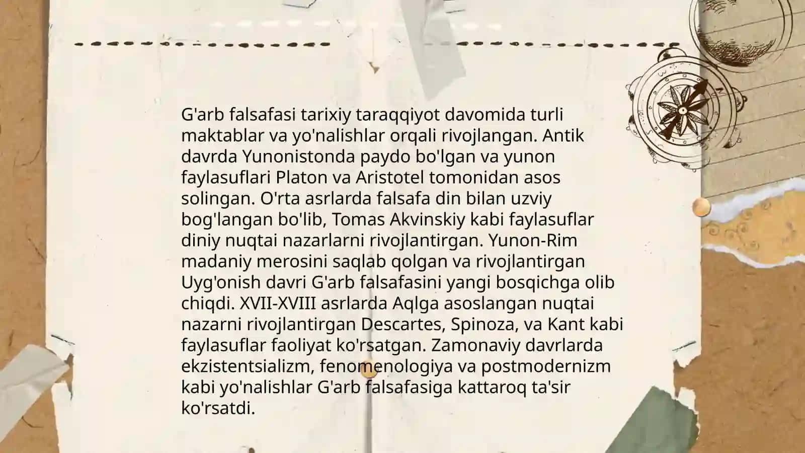 G'arb falsafasining ustuvor yo'nalishlari va ularning fan taraqqiyotiga tasiri 3