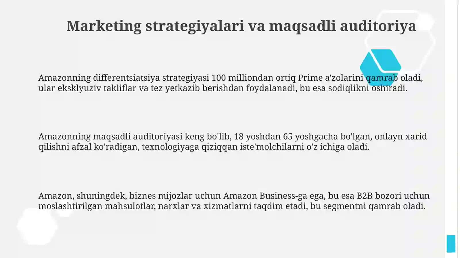 Amazonni marketingi strategiyalari 3