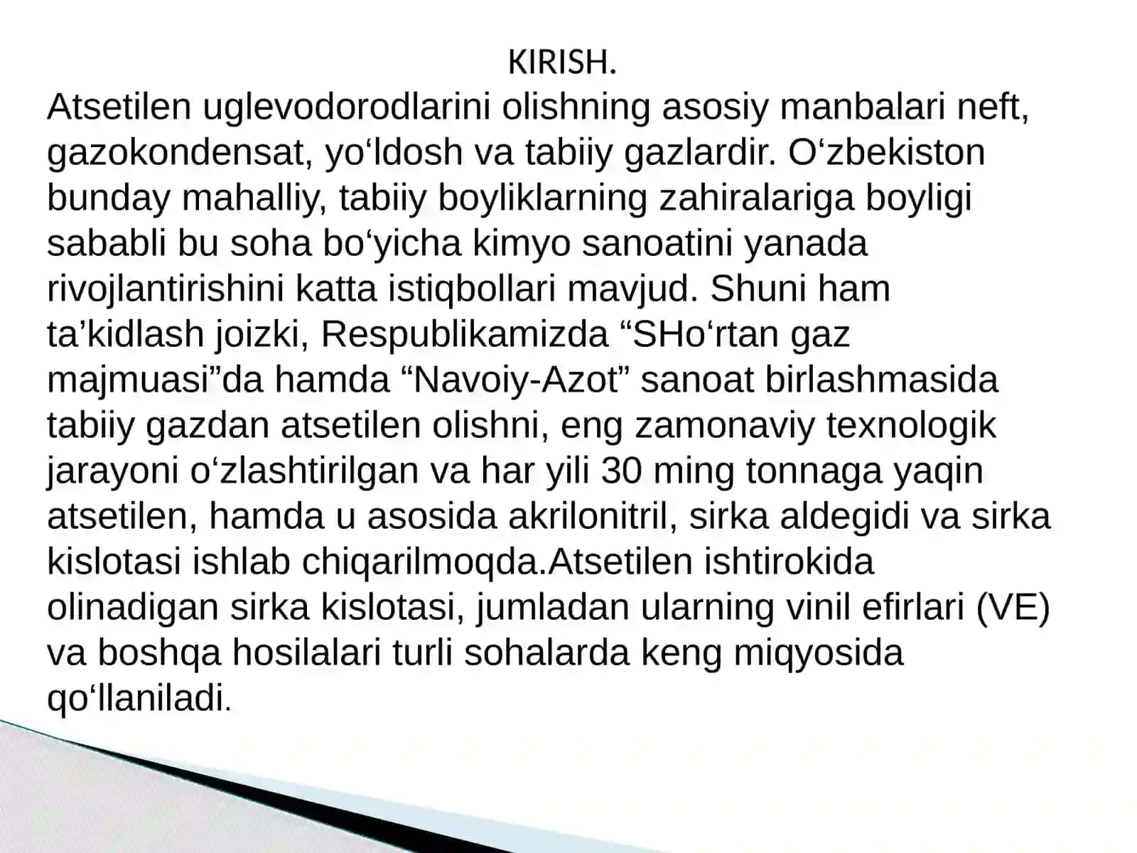 Kimyo Guruh: Vinilatsetilenni Olaverganda Kimyoviy Xossalari 3