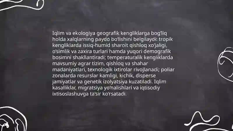 Geografik kengliklar bo'yicha xalqlarning va millatlarning paydo bòlish jarayoni 3