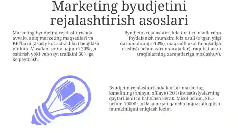 Marketing byudjetivaharajatlarinihisoblash 3