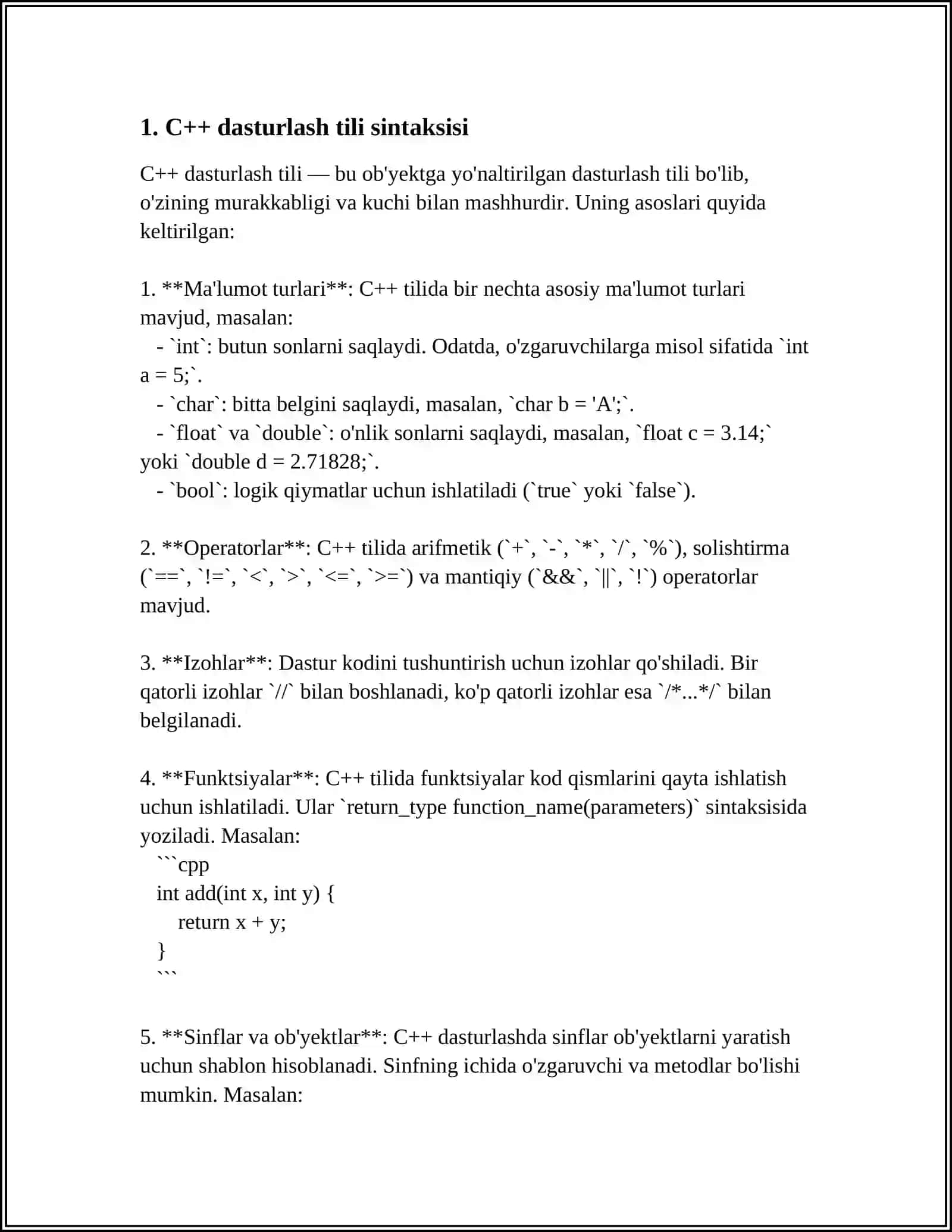 C++TILI ALFAVITI VA LEKSEMALAR 3