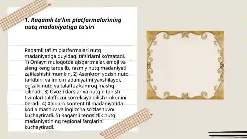 Raqamli taʼlim platformalarining nutq madaniyatiga taʼsiri 3