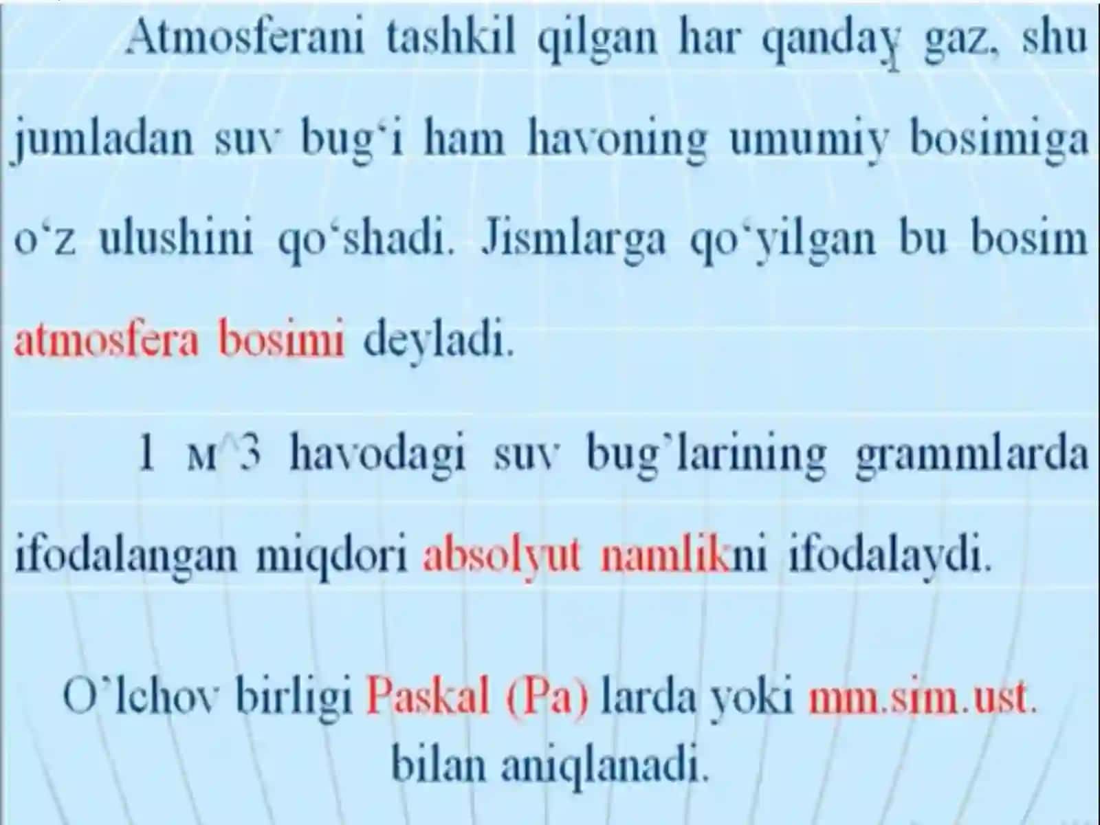 HAVO NAMLIGI ANIQLASH USULLARINI O’RGANISH. ASSMAN YOKI ASPIRATSION PSIXOROMETRI YORDAMIDA HAVONING NAMLIGINI ANIQLASH 3