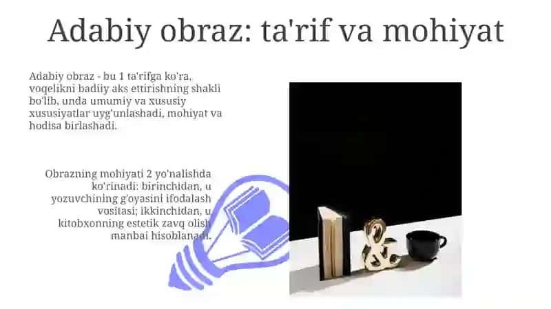 Adabiy obraz: ta'rif va mohiyat 3