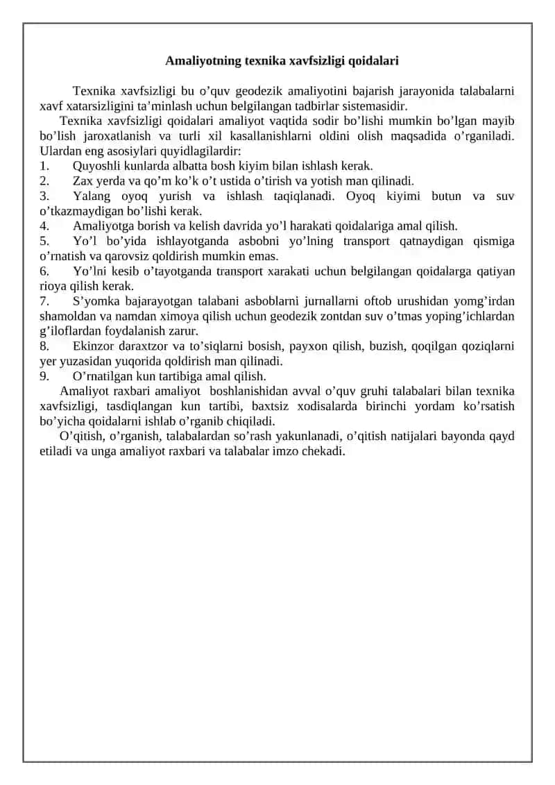 Geodeziya, kartografiya va kadastr yo`nalishi 3