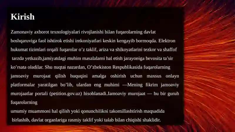 Jamoaviymurojaat Portalining Huquqiy Asoslari 3