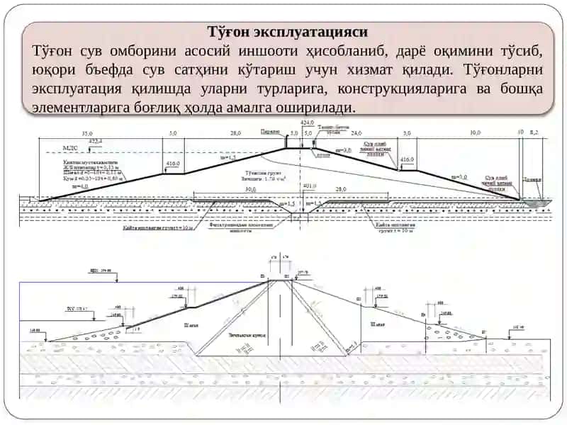 Сув омборлари иншоотлари эксплуатацияси 3