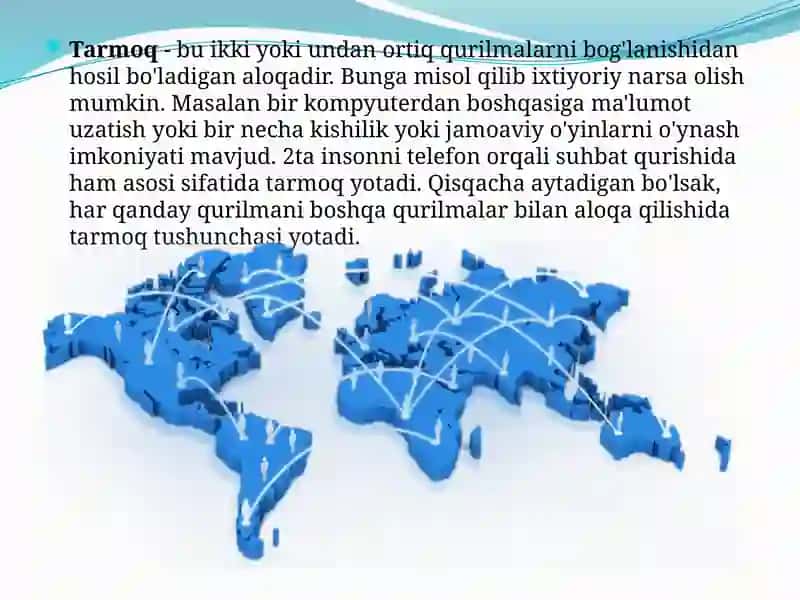 WANtarmoqlarida qo’llaniladigan standart texnalogiya 3