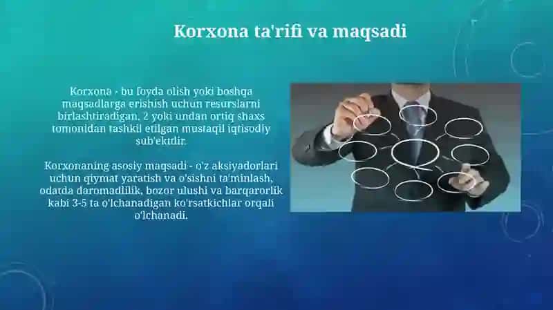 Firma va ularning tashkiliy iqtisodiy asoslar 3