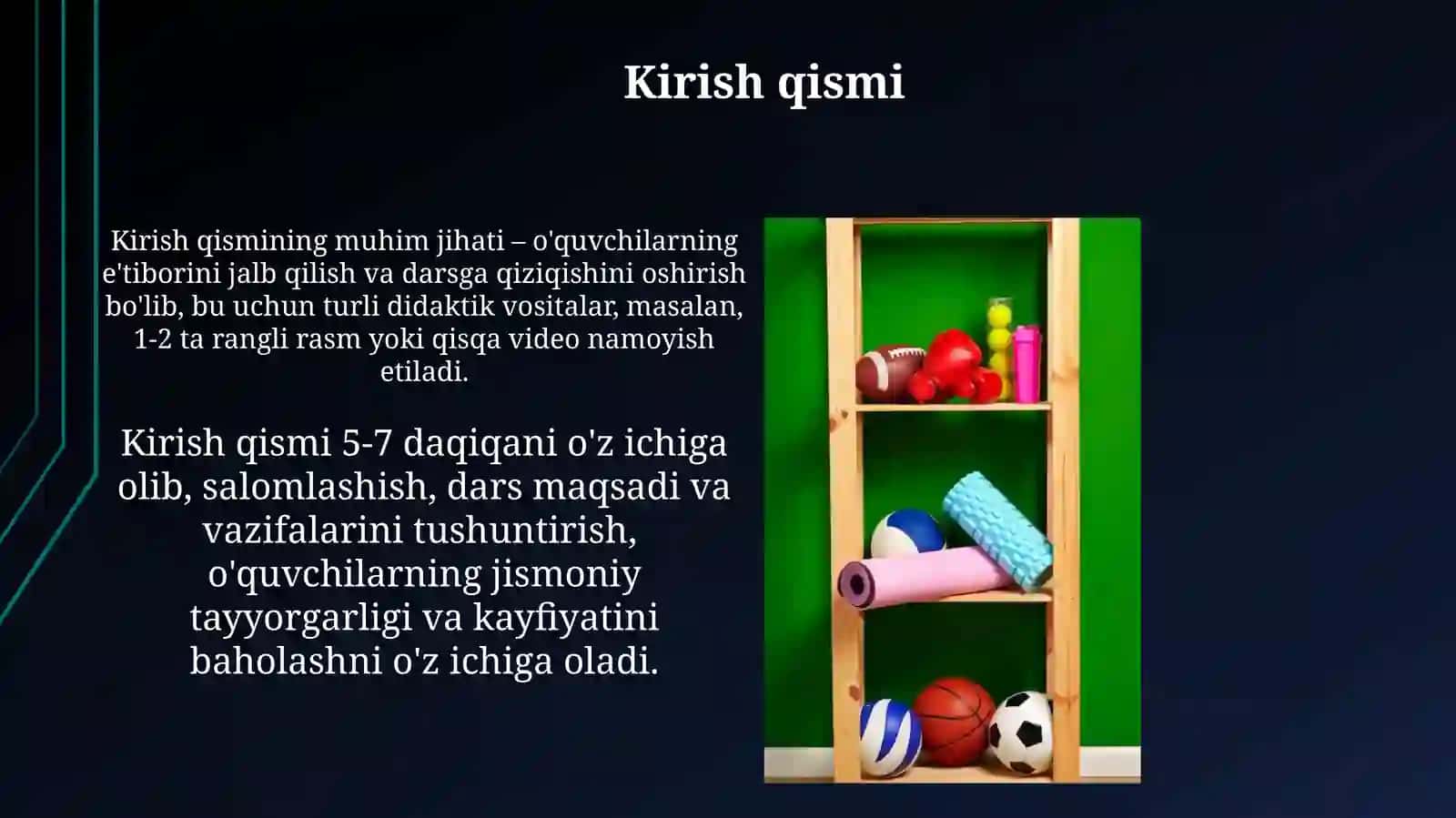 Jismoniy tarbiya darsining tuzilishi 3