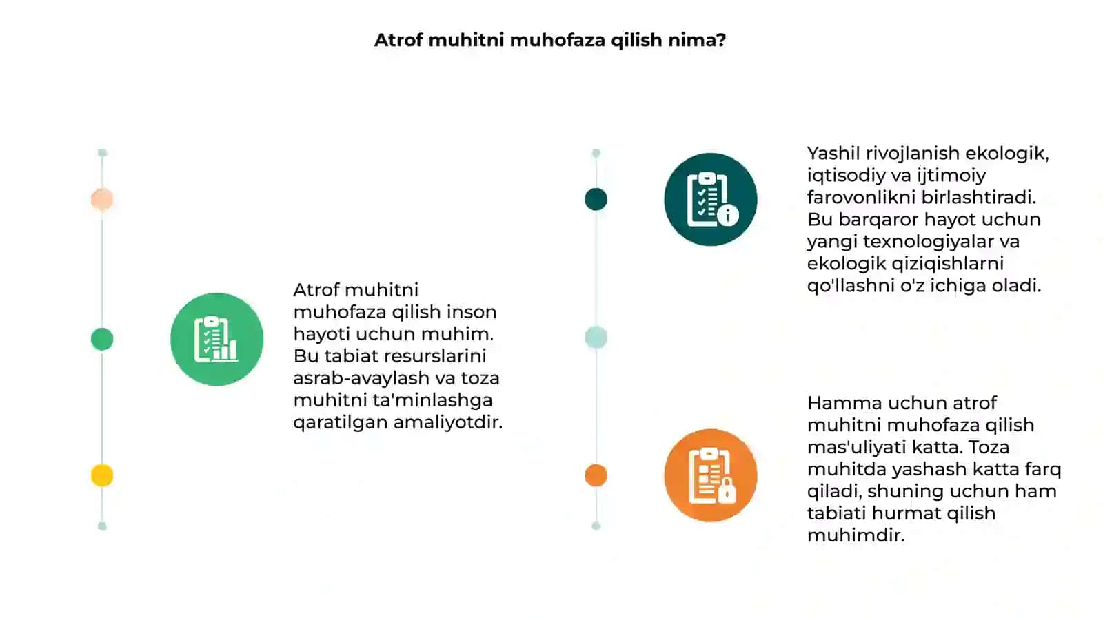 Atrof muhitni muhofaza qilish va yashil rivojlanish 3