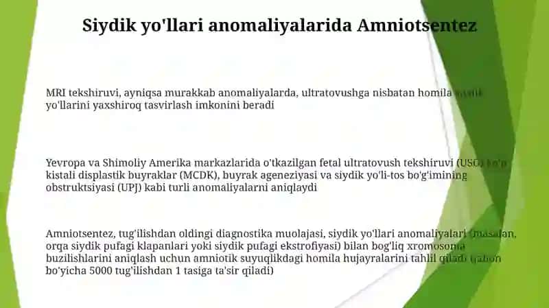 Siydik yo‘li va siydik pufagi tug‘ma anamalyalari nur tashxislash usullari 3