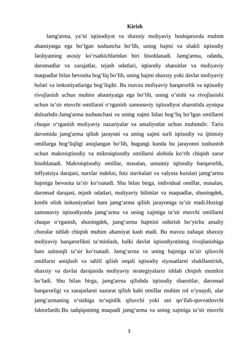 Jamg'arma va uning hajmiga ta'sir etuvchi omillar 3