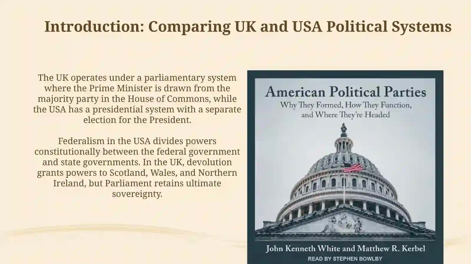 State and Political Structure of the United Kingdom and the USA 3