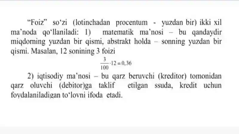 Alimatov Isroiljonning Beznés Matematika fanidan tayorlagan taqdimoti 3
