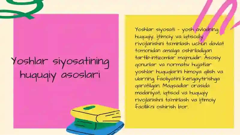 Yoshlar siyosatining huquqiy asoslari 3